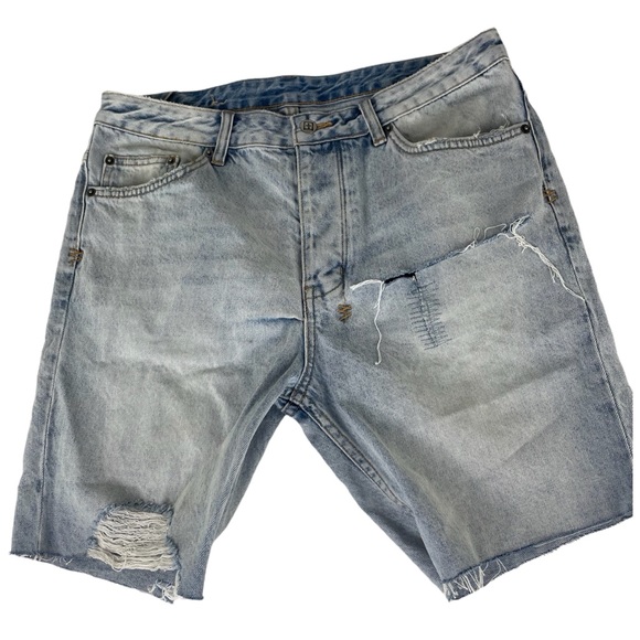 Ksubi Men's Chopper Karma Trashed Denim Shorts Sz34 - Picture 3 of 9